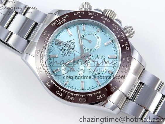 1218 SportInspired DAYTONA 116506 QF 1:1 BEST EDITION ICE BLUE DIAL CRYSTAL MARKERS ON SS BRACELET SH4130 V3 (GAIN WEIGHT) 1770